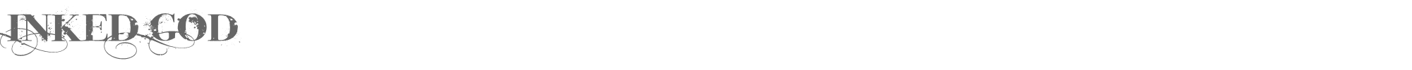 Inked God iNked God.ttf font preview